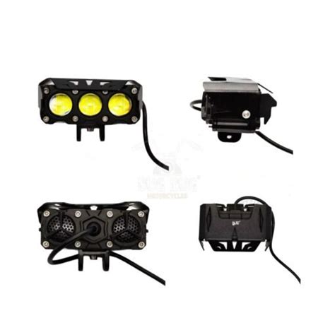 HJG Y Design Dual Intensity LED Driving Fog Lights White Yellow Dug