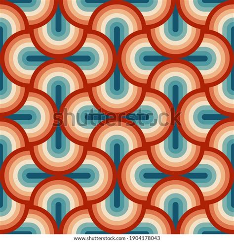 Retro Summer 70s Rainbow Stripes Pattern Stock Vector Royalty Free 1904178043 Shutterstock