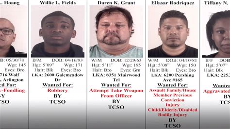 Crime Stoppers Tarrant County S Most Wanted Criminals May