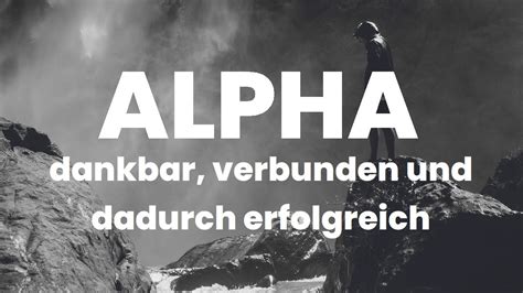 ALPHA verbunden dankbar erfolgreich Führungskraft Männlichkeit