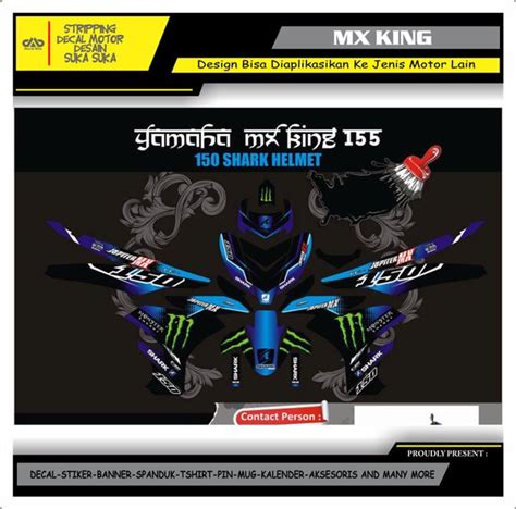 Jual Stiker Decal Jupiter Mx King Full Body Shark Di Lapak D