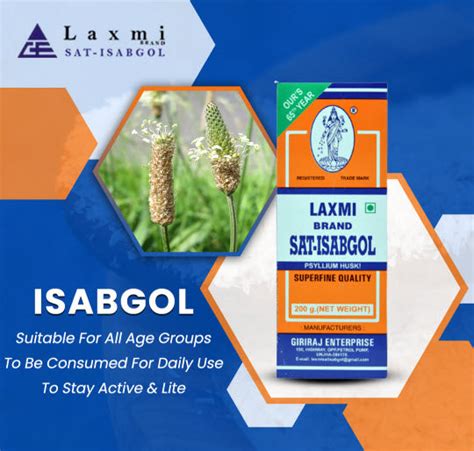 Isabgol Bhusi The Benefits Of Psyllium Husk In India Laxmi Sat Isabgol