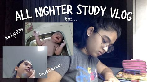 Tried Pulling An ALL NIGHTER But Then Study Vlog With A