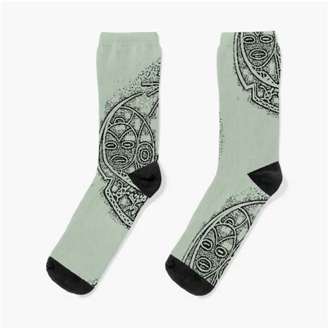 Atabey Indigenous Taino Symbols Puerto Rico Socks For Sale By