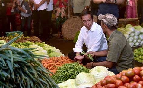 Blusukan Ke Pasar Bogor Presiden Jokowi Ingin Pastikan Harga Stabil