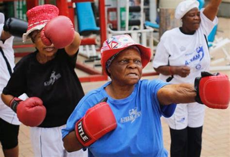 The ‘boxing Grannies Of South Africa One News Box