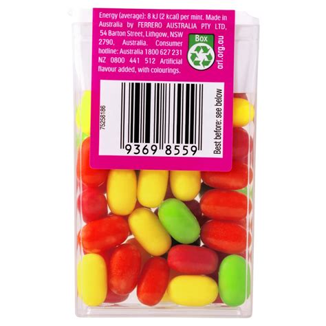 Tic Tac Fruit Adventure Mints 24g Kmart