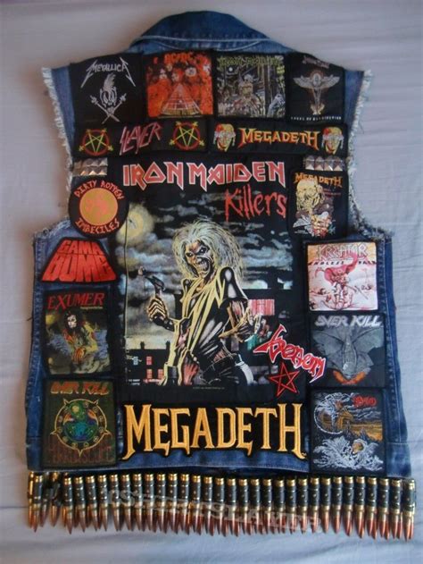 Pin By Mark On Metallica Battle Vests Battle Jacket Heavy Metal