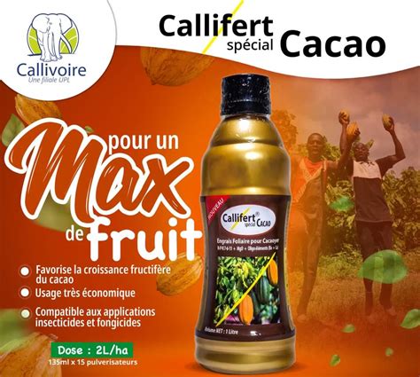 Engrais Foliaire CALLIFERT 1 Litre Cacao TmBusiness