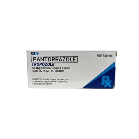 Buy Tropozole Pantoprazole 40mg Enteric Coated Tablet 1 S Online With Medsgo Price From ₱22 00