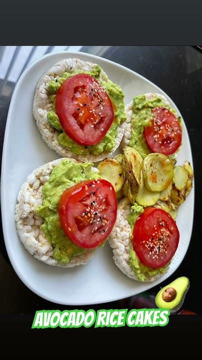 Avocado Rice Cakes 🥑 Youtube