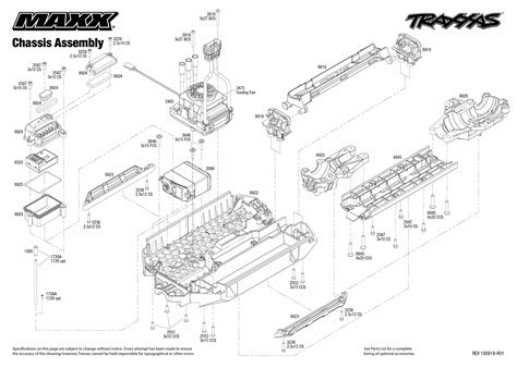 Exploded View Traxxas Maxx 18 4wd Tqi Rtr Chassis Astra