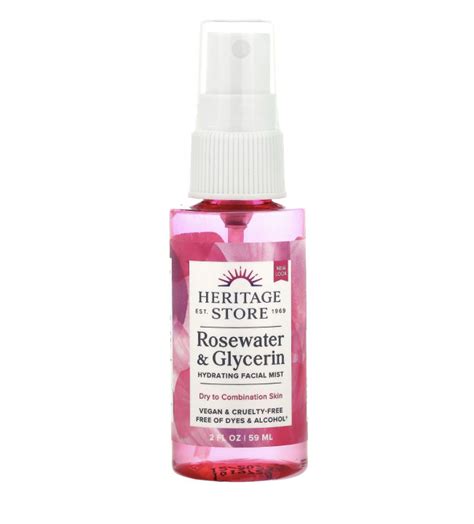 Heritage Store Rosewater And Glycerin Hydrating Facial Mist 59ml 100 Authentic Lazada