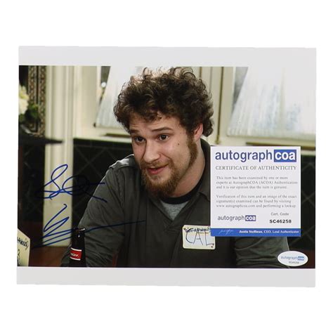 Seth Rogen Signed The 40 Year Old Virgin 8x10 Photo Acoa Pristine Auction