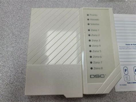 Dsc Pc1555rkz Por Portuguese 8 Zone Led Powerseries Keypad New Ebay