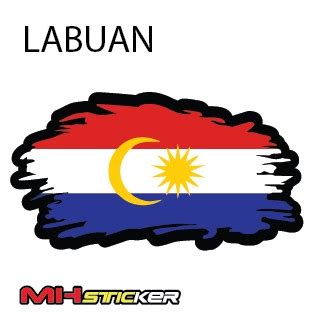 Malaysia State Flags Negeri Bendera Vinyl Cutting Potong Stickers