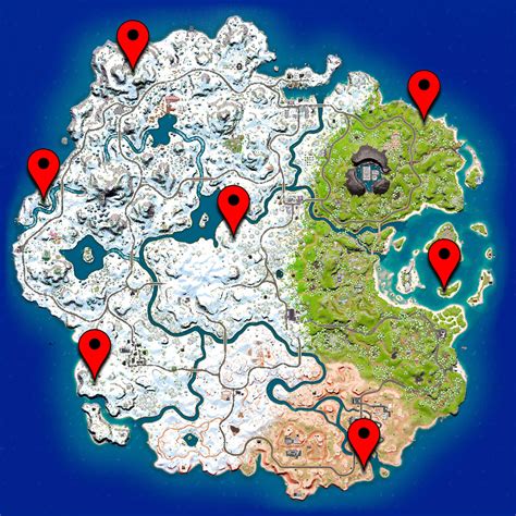 All Seven Outpost And Vault Locations In Fortnite Chapter 3 Season 1 Gamepur