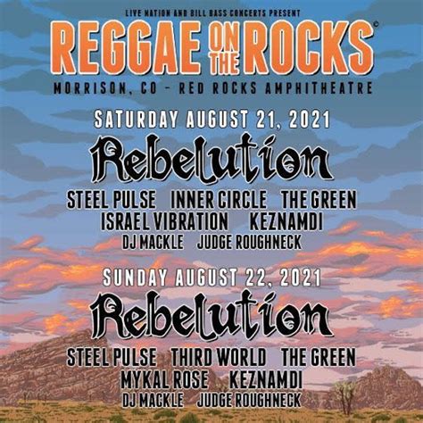 Information: Reggae On The Rocks 2021