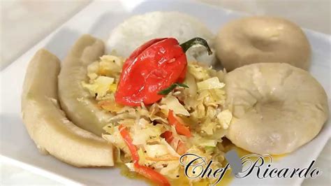 Salt Fish Cabbage With Dumpling Banana Recipes By Chef Ricardo