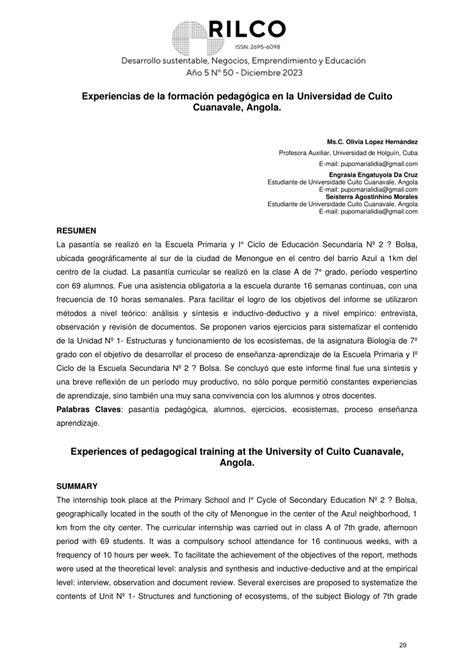 PDF Experiencias de la formación pedagógica en la Universidad de