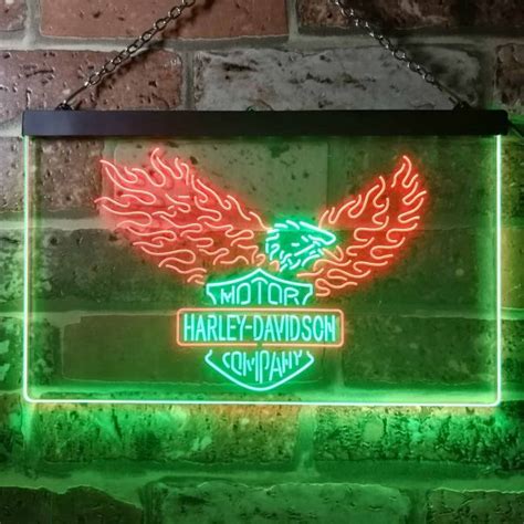 Harley Davidson Eagle 3 Neon Like Led Sign Fansignstime