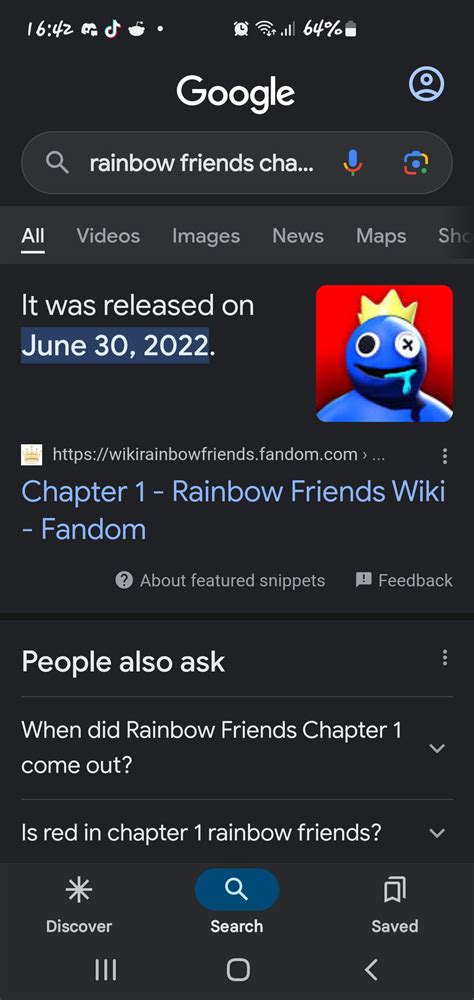 Happy 1st anniversery to chapter 1 of Rainbow Friends!!! : r/RainbowFriends