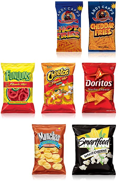 R & R Vending, Inc. | Products | Chip List