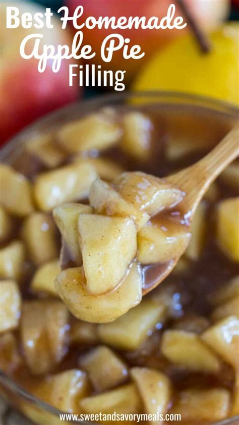 Best Homemade Apple Pie Filling Recipe [video] Sandsm