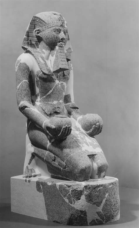 Large Kneeling Statue Of Hatshepsut New Kingdom The Metropolitan