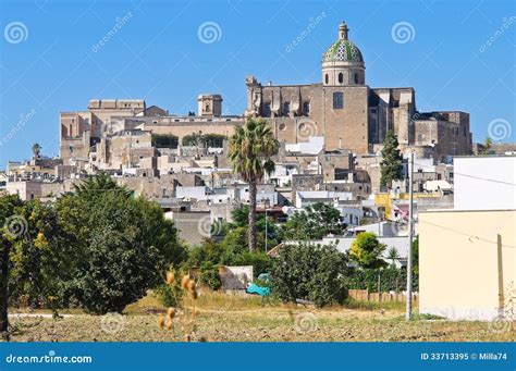 Panoramic View Of Oria Puglia Italy Stock Image Image Of Medieval