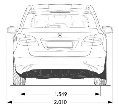 Mercedes Benz B Klasse W Abmessungen Technische Daten L Nge