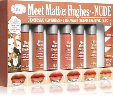 Thebalm Meet Matt E Hughes Mini Kit Vol Kit De Rouges L Vres