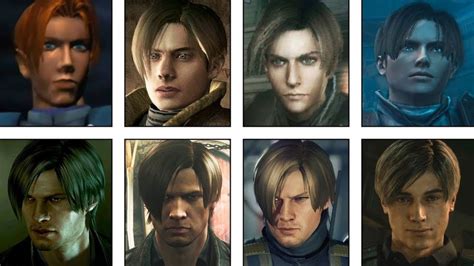 Así Ha Cambiado El Aspecto De Leon S Kennedy A Lo Largo De Los Juegos