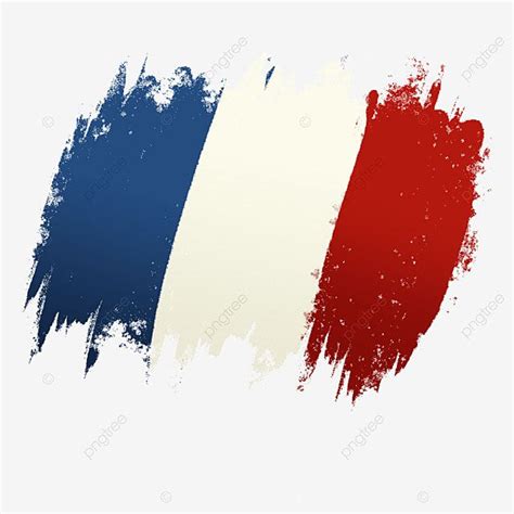 Tricolor Flag PNG Image, Abstract Withered Ink Tricolor French Flag ...