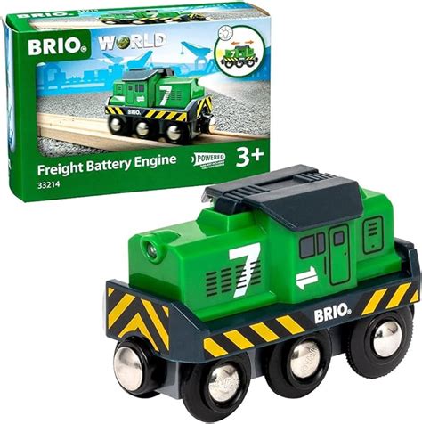 Brio World 33214 Freight Battery Engine Engaging Wooden