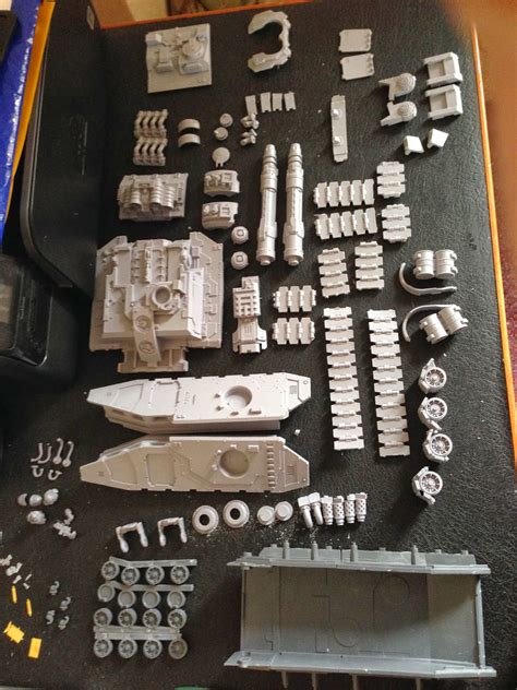 Ultramarines Forge World Falchion Super Heavy Tank Wip Part 1