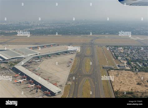 View Of Indira Gandhi International Airport New Delhi India From