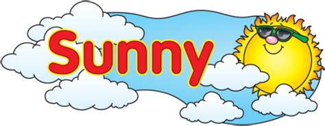 Sunny weather clipart - Clipground