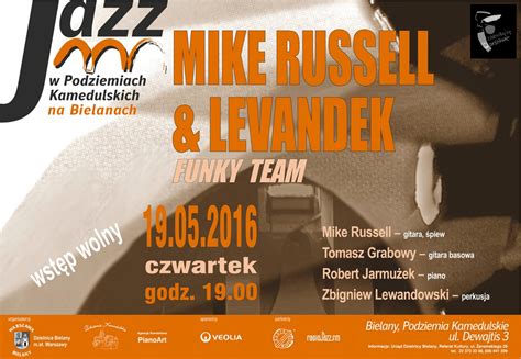 Mike Russell Levandek Funky Team Jazz W Podziemiach Kamedulskich