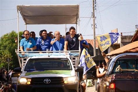 Sílvio Mendes e Joel Rodrigues fazem carreata em Castelo do Piauí GP1