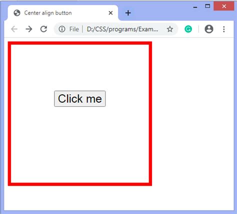 How to Center a Button CSS | Programmer Help - How to center a button css