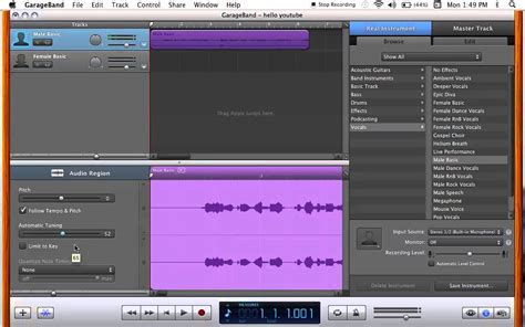 How To Autotune Your Voice With Garage Band Youtube