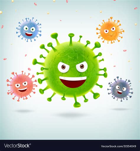 Coronavirus outbreak covid-19 emoticon cartoon 001