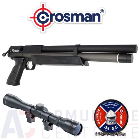 Combo Crosman Carabine Pistolet Marauder Mm Joules Armurerie