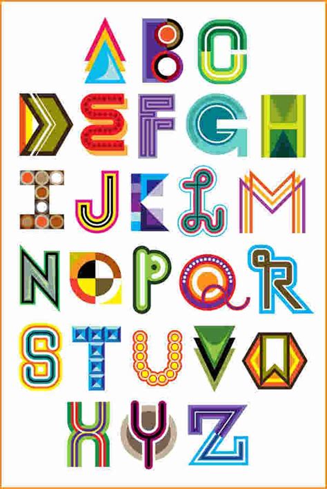 Graphic Design Letters Of The Alphabet - FerisGraphics