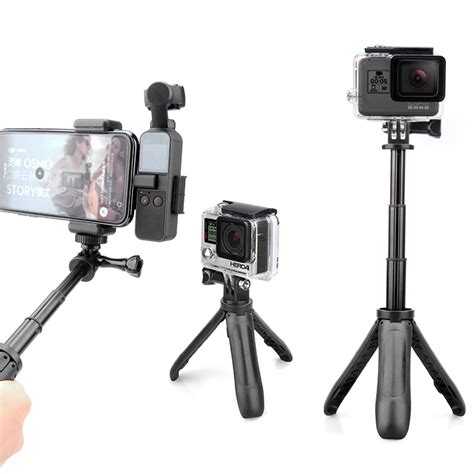 Shorty Compact Telescopic Travel Tripod Fits All Gopro Hero Action