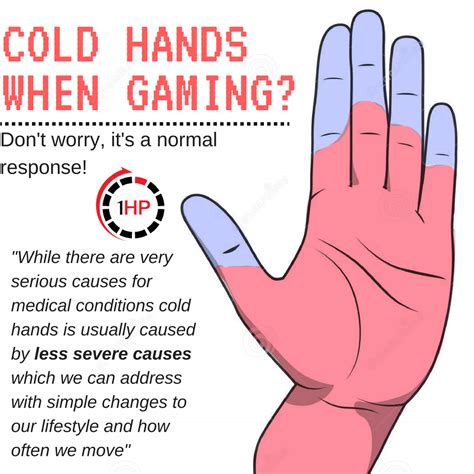 cold hands  gaming  guide  short term  long term relief  hp