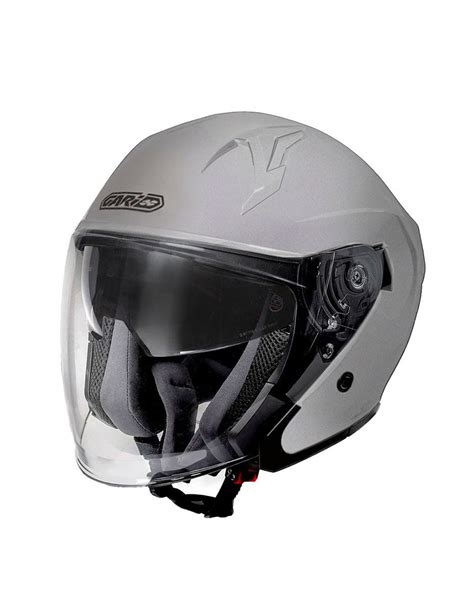 CASCO GARI G40 SUNVISOR PLATA MATE Tamaño M