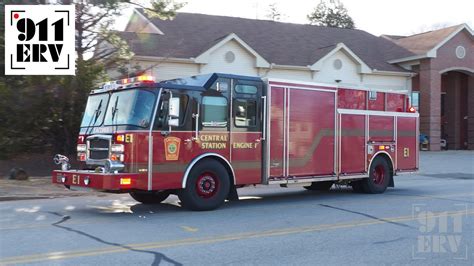 Laconia Fire Trucks Responding Engine 1 And Ambulance 2 YouTube