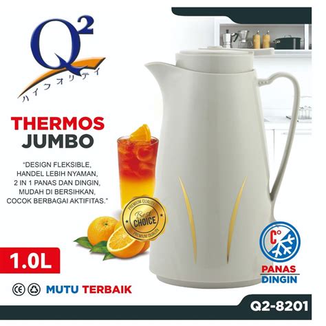 Jual Thermos Jumbo Kapasitas Besar 1 Liter Bisa Panas Bisa Dingin Q2